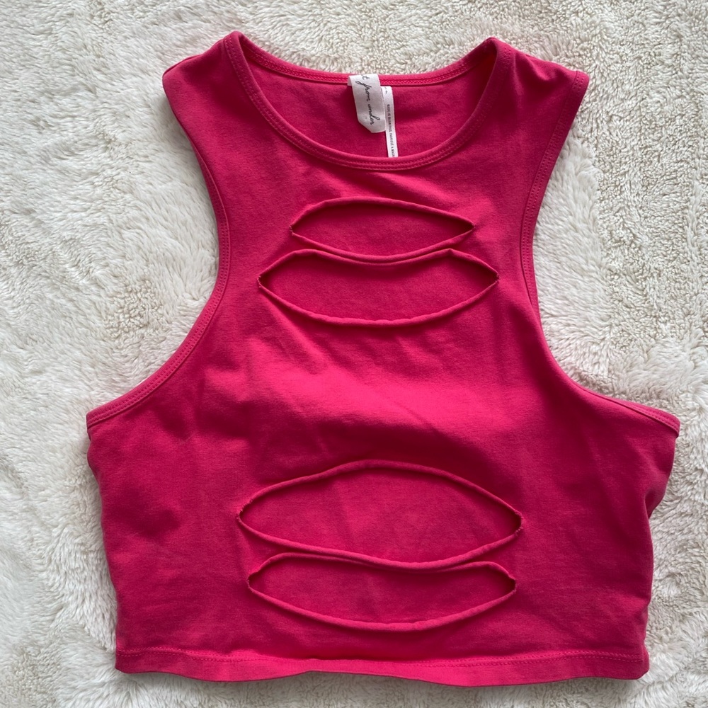 Ripped crop top